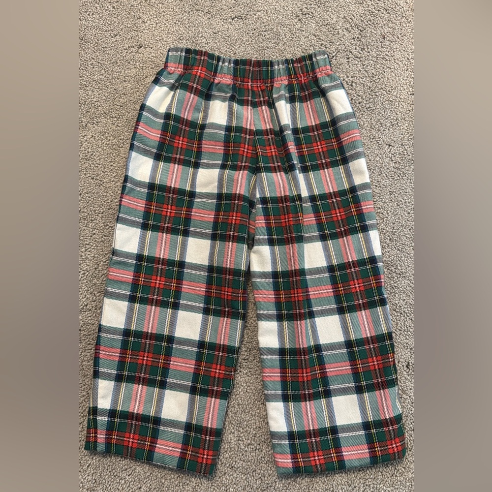 Sheffield Pants in Aiken Place Plaid with Nantucket Navy Stork